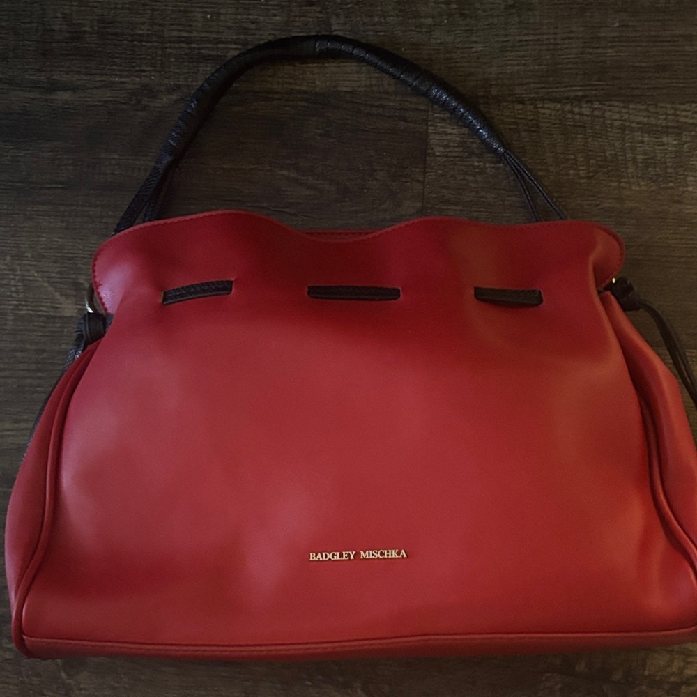 Badgley Mischka Red Shoulder Bag